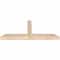 Ekena Millwork Portland Smooth Timber Gable Bracket, Douglas Fir, 48"W x 20"H x 3 1/2"D x 3 1/2"F, 10/12 Pitch GBW048X20X0404POR00SDF - alternate 4